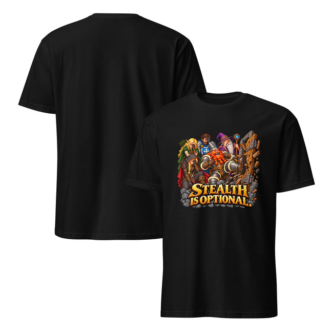 Cotton Unisex T-Shirt "Stealth Is Optional"